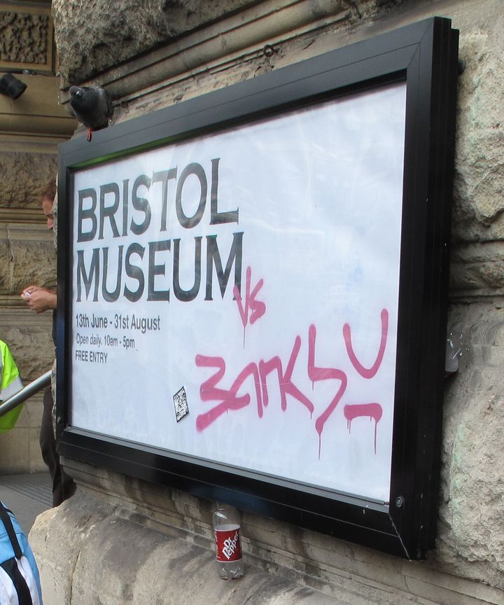 Bristol Museum vs Banksy poster