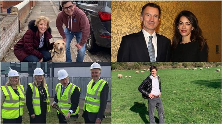 For the gram: Tory leader contenders have uploaded snaps to Instagram.