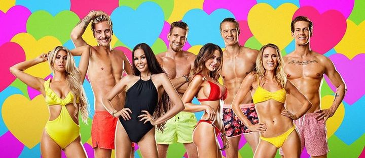 The opening cast of Love Island Svergie