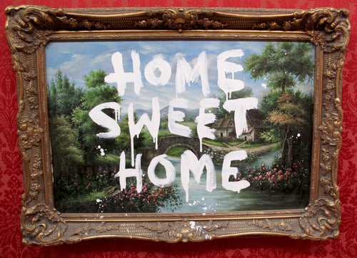 【海外版】Banksy Home Sweet Home S1ab9a72875684ac8858a2c5ccdc90