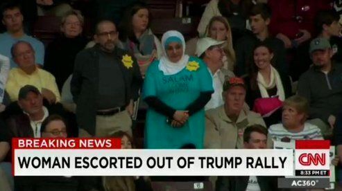 Stood By As A Muslim Woman Was Mocked By His Supporters