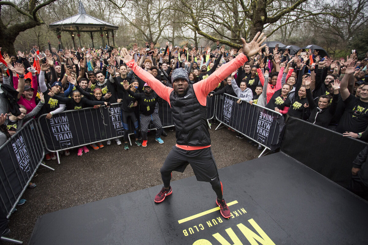 kevin hart nike run club