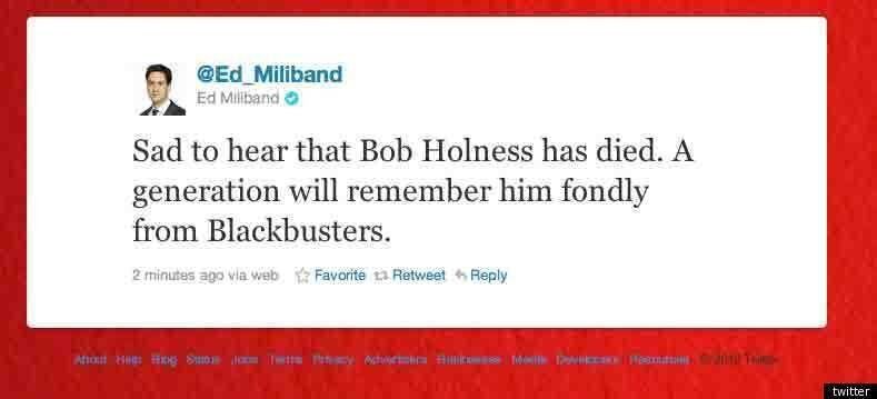 Ed Miliband "Blackbusters"