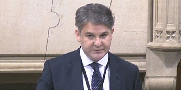 Conservative MP Philip Davies speaks during a debate in Westminster Hall, London, where he said that militant feminists and politically correct men are stirring up non-existent issues between men and women.