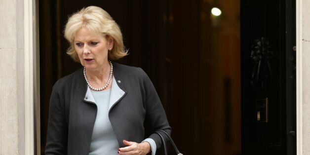 Minister for Small Business Anna Soubry leaves after a Cabinet meeting at 10 Downing Street, London, before Chancellor George Osborne delivers his first Tory-only Budget.