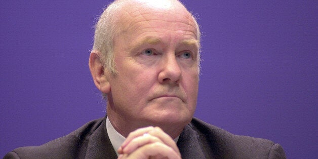 John Reid - Labour MP - at the 2001 Labour Party Conference in Brighton. (Photo by Jeff Overs/BBC News & Current Affairs via Getty Images)