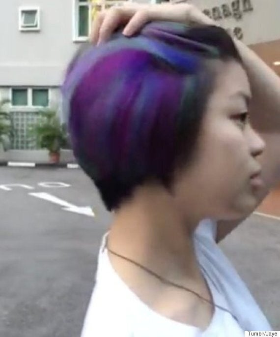 Woman S Mesmerising Colour Changing Hair Video Kick Starts Oil