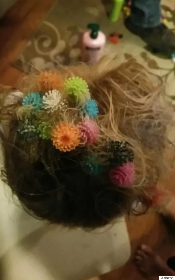 Wild pic shows how girl, 6, got 150 Bunchems toys caught in her hair – and  mom had to spend 20 hours getting them out