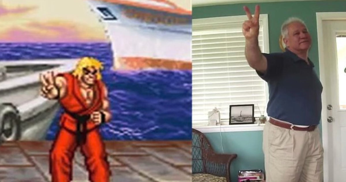 Comedian Gets Dad To Recreate Street Fighter II Turbo Victory Poses On   - Game Informer