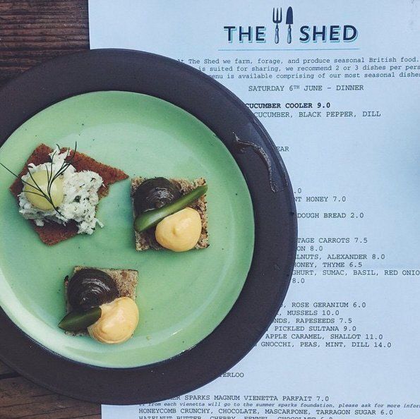 Fine dining at The Shed, Notting Hill