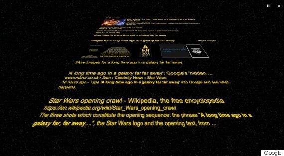 Google A Long Ago In A Galaxy Far Far Away For A Star Wars Themed Surprise Huffpost Uk Google A Long Ago In A Galaxy Far Far Away For A Star Wars Themed Surprise Huffpost Uk