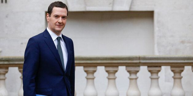George Osborne, U.K.'s Chancellor of the Exchequer, departs for the Houses of Parliament to deliver the Autumn Statement from the H.M. Treasury building in London U.K., on Wednesday, Nov. 25, 2015. U.K. 10-year bond yields approached their lowest level this month before Osborne's Spending Review, with investors weighing the implications for gilt issuance from a possible increase in the government's cash needs. Photographer: Luke MacGregor/Bloomberg via Getty Images
