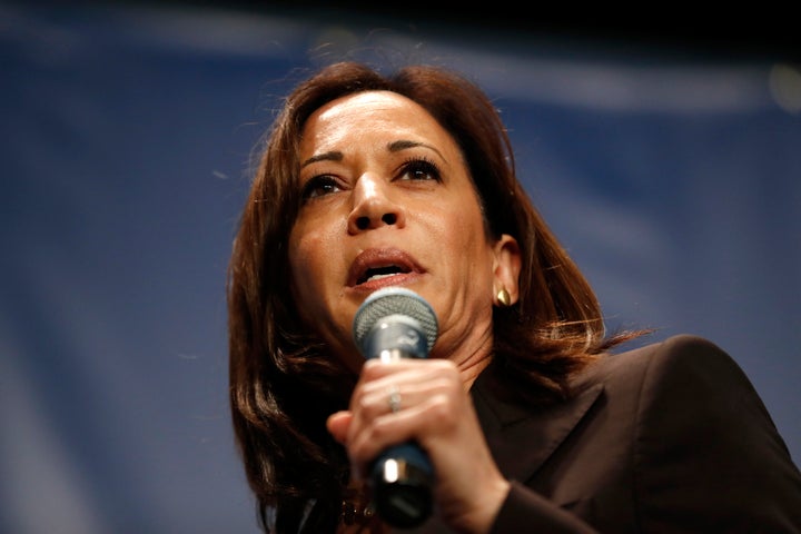 Democratic presidential candidate Kamala Harris. 