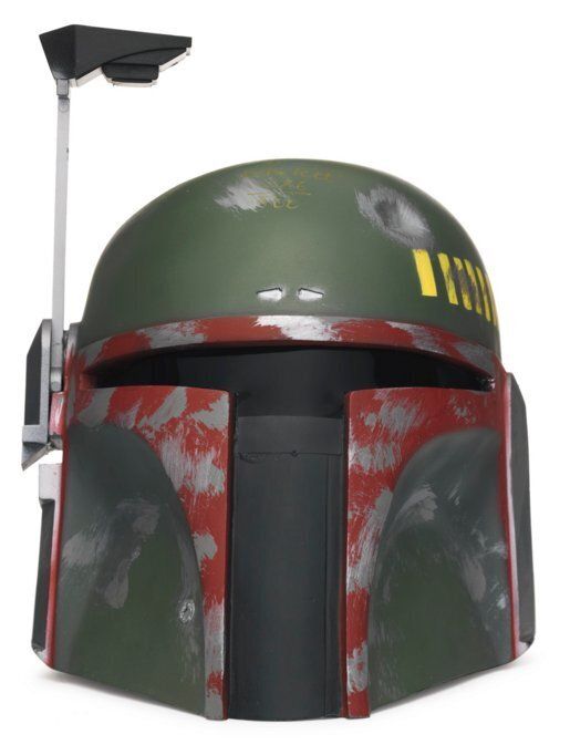 Signed Star Wars Boba Fett Helmet, Don Post, 1995 — $800 to $1,200