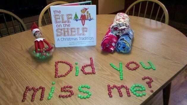 It's our elves first night back so here's what they did