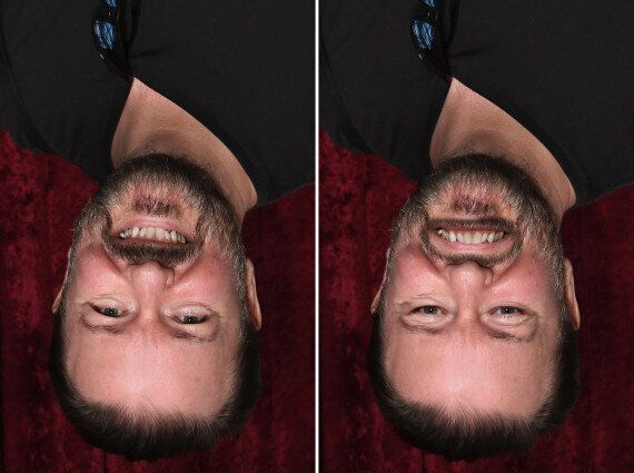 upside down face optical illusions