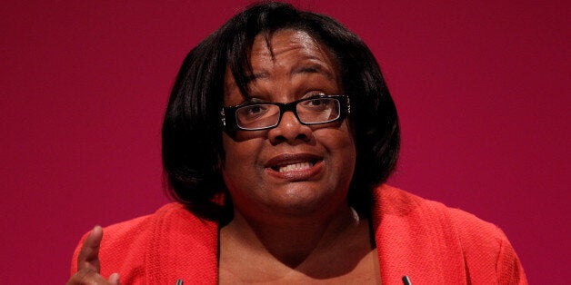 MANCHESTER, ENGLAND - SEPTEMBER 28: Diane Abbott MP addresses delegates on the third day of the Labour party conference at Manchester Central on September 28, 2010 in Manchester, England. The new Labour party leader Ed Miliband will today give his keynote speech to delegates where he is expected to offer a 'different ways' of doing politics. (Photo by Oli Scarff/Getty Images)