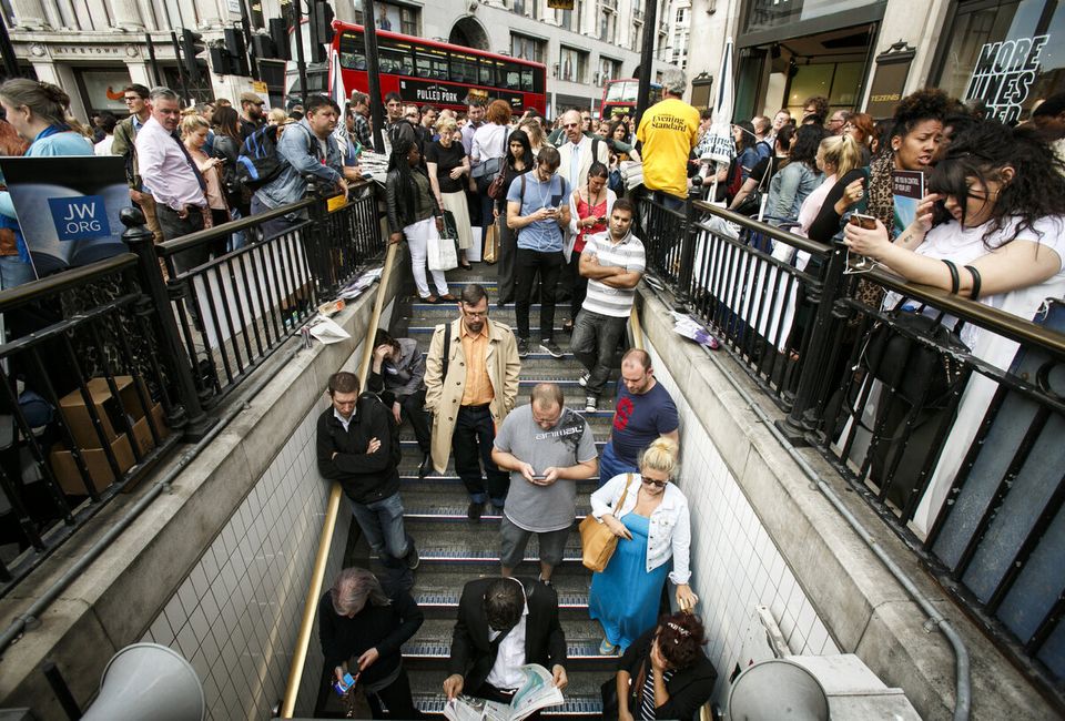 London Underground Strikes Affect Workers' Journeys