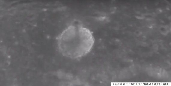 Mysterious 'Alien Spire' Explained As Moon Crater By NASA Scientist ...