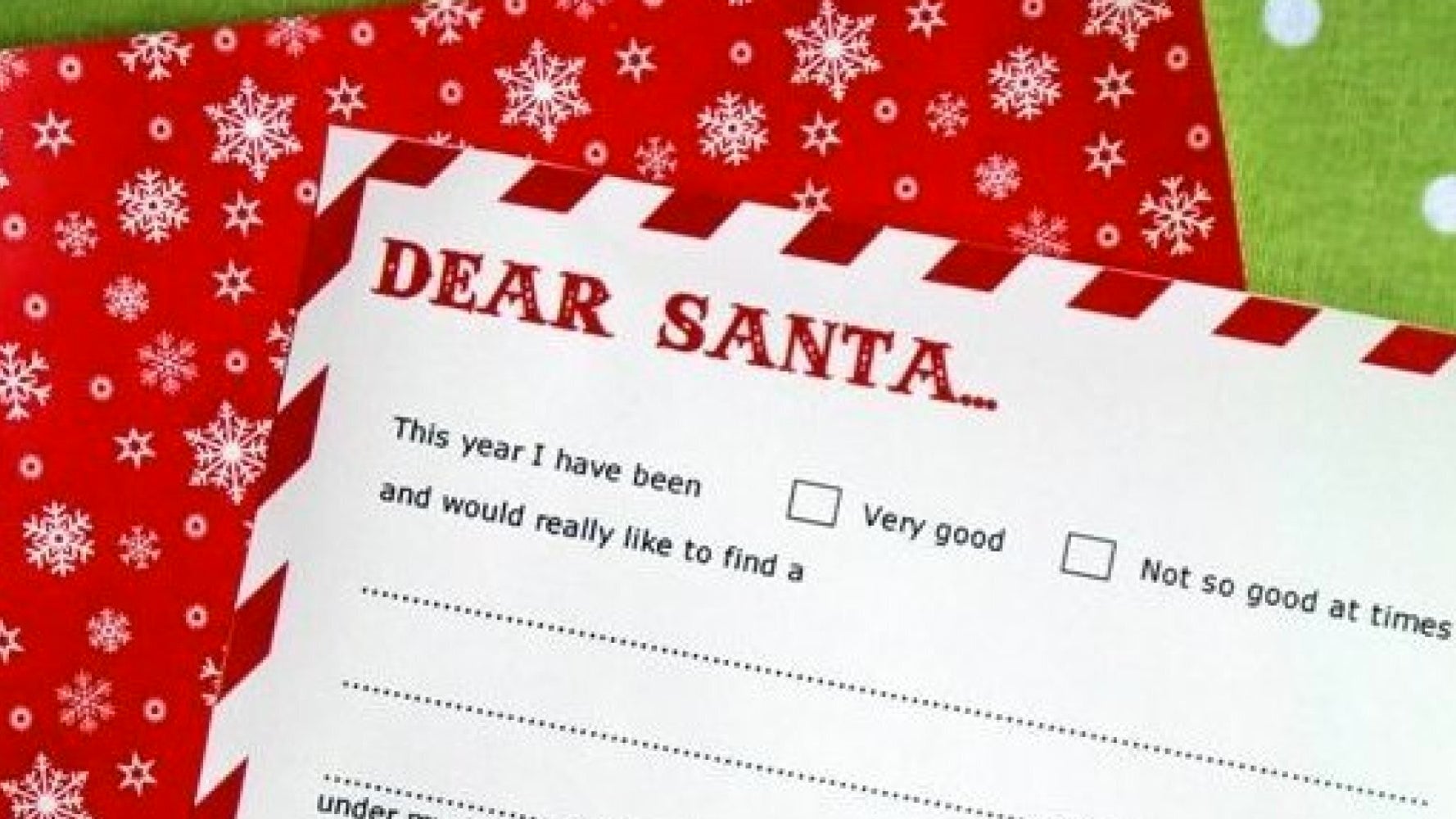 Letter To Santa Templates 16 Free Printable Letters For Kids To Send To Father Christmas Huffpost Uk Parents