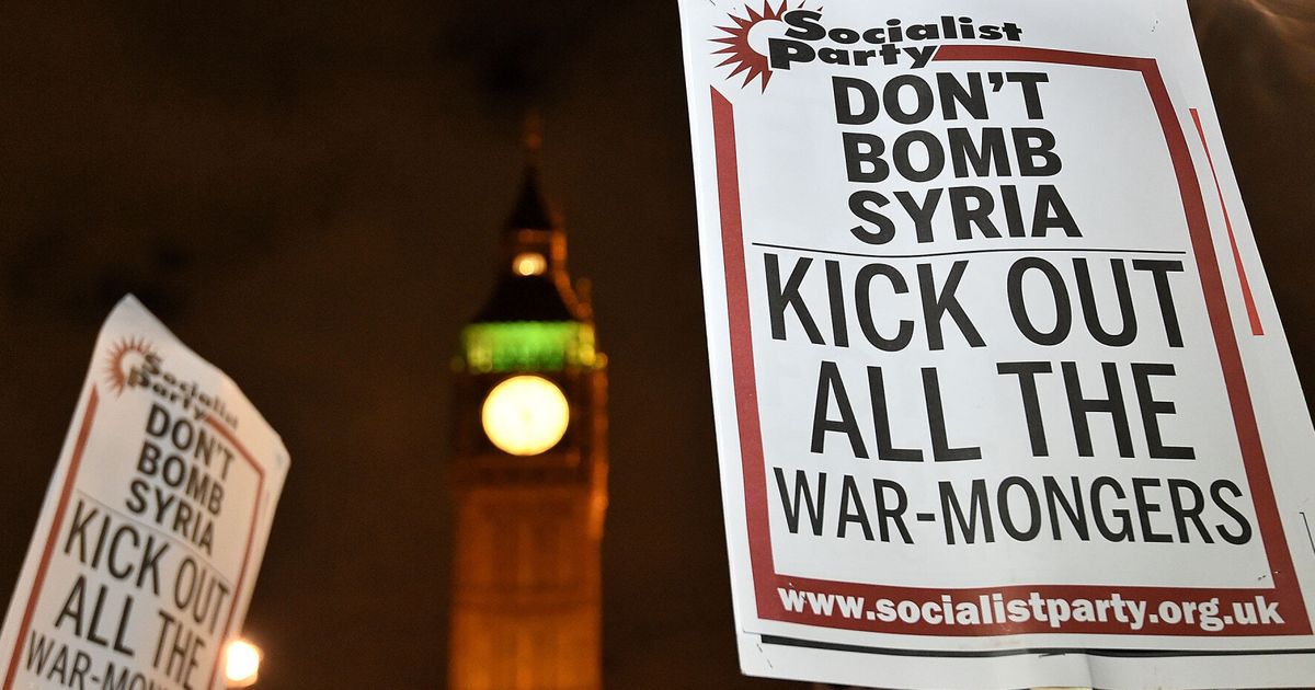 Stop The War Coalition Holds An Emergency Protest In London Ahead Of Commons Syria Vote 2575