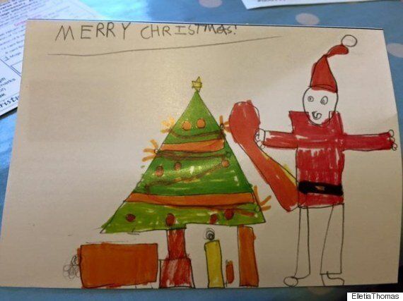 Mum S Post About Son S Inappropriate Christmas Card Prompts Parents To Share Kids Festive Drawing Fails Huffpost Uk Parents