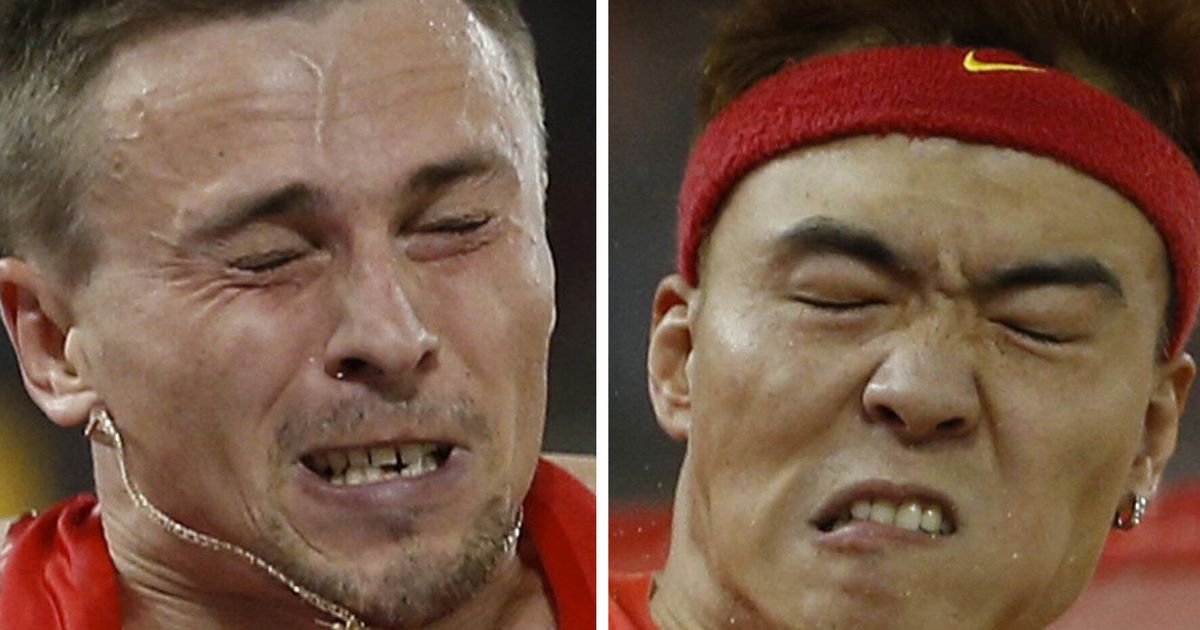 Long Jump Faces Are The New Diving Faces At The World Athletics ...