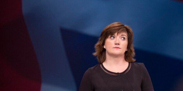 Secretary of State for Education and Minister for Women and Equalities Nicky Morgan delivers her speech to delegates in the third day of the Conservative Party annual conference at Manchester Central Convention Centre.