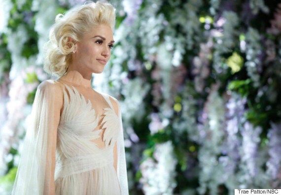 Gwen stefani shop pink wedding dress