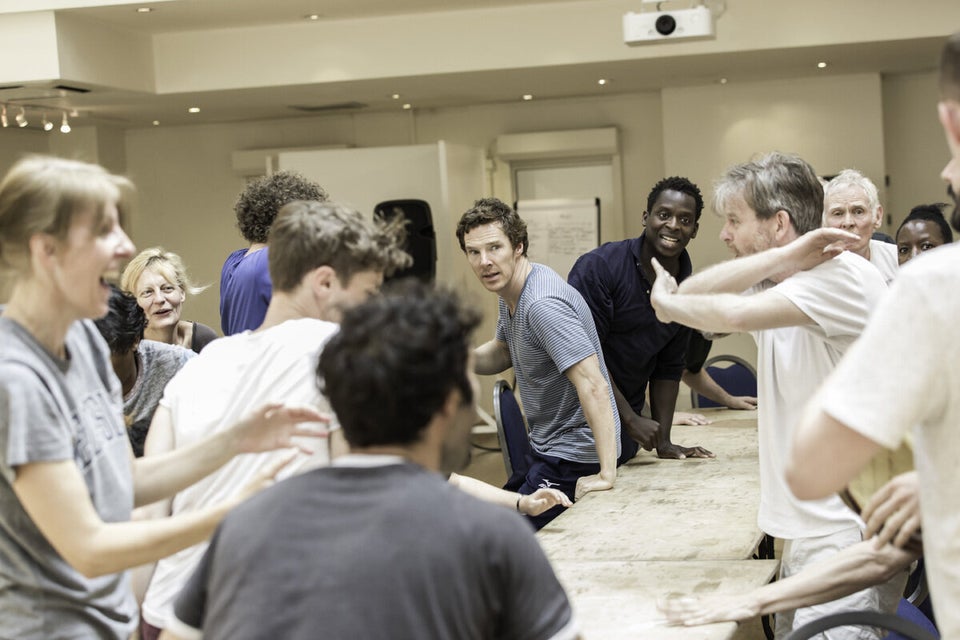 Benedict Cumberbatch leads 'Hamlet' rehearsals