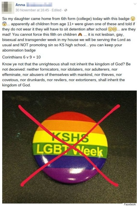 Mum Who Posted Rant Against King Solomon Highs Lgbt Week Receives