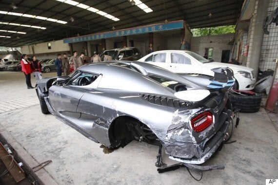 most expensive car crash ever