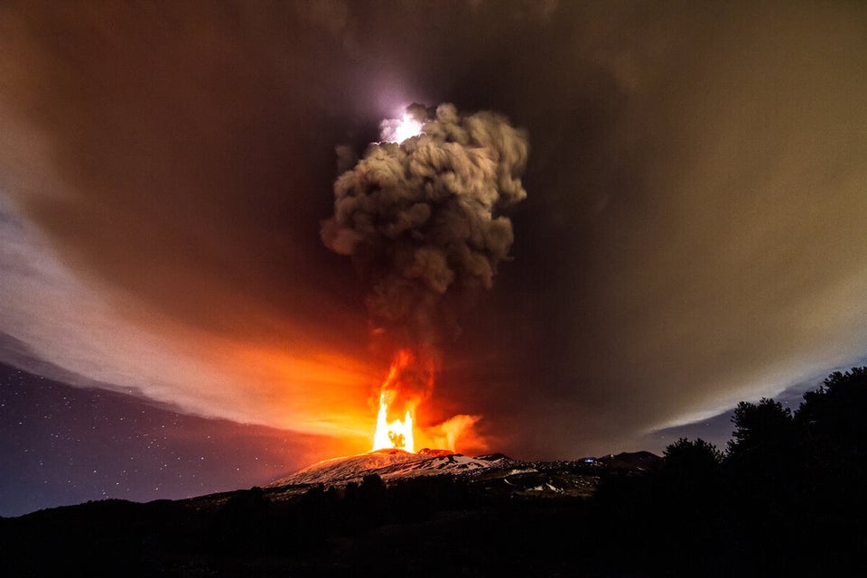 Mount Etna Erupts In Deadly Majesty, Choking The Mediterranean Sky With