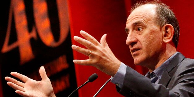 Embargoed to 1915 Wednesday August 26Writer and director Armando Iannucci rehearses ahead of delivering the James MacTaggart Memorial Lecture at the 40th Guardian Edinburgh International Television Festival.
