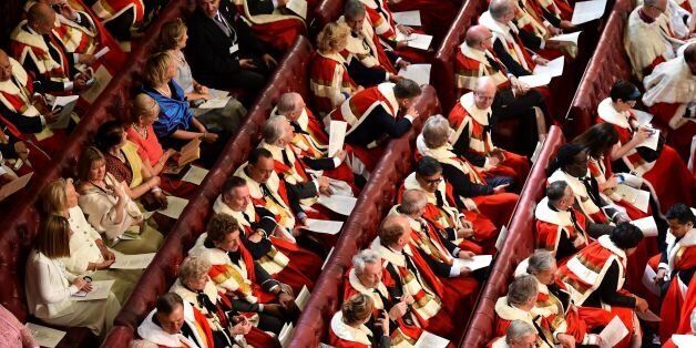 File photo dated 27/05/15 of peers and guests in the House of the Lords, as David Cameron is preparing to brave accusations of cronyism by announcing a string of peerages for Tory advisers and donors.