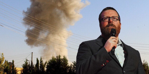 LONDON, ENGLAND - MARCH 06: Frankie Boyle performs onstage for 'Give It Up For Comic Relief' at Wembley Arena on March 6, 2013 in London, England. (Photo by Dave J Hogan/Getty Images)