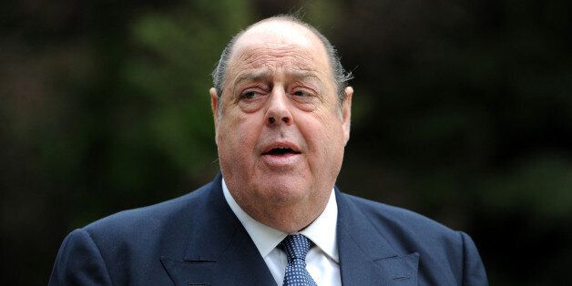 Sir Nicholas Soames MP before the unveiling of a bust of Sir Winston Churchill in the grounds of Blenheim Palace, Oxfordshire.