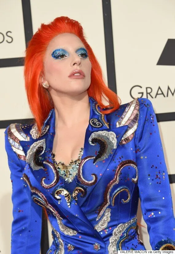 Gaga Sprinkles Her David Bowie Grammys Tribute Outfit With Ziggy Stardust