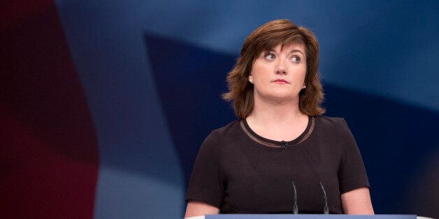 Secretary of State for Education and Minister for Women and Equalities Nicky Morgan delivers her speech to delegates in the third day of the Conservative Party annual conference at Manchester Central Convention Centre.