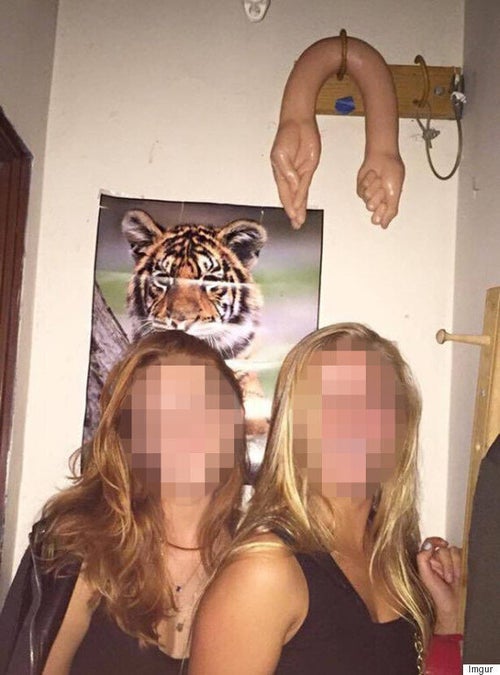 licker sex toy Sex Toy Behind Smiling Friends Sends An Otherwise Innocent Picture Into  Overdrive