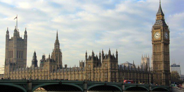 The Palace of Westminster is the meeting place of the House of Commons and the House of Lords, the two houses of the Parliament of the United Kingdom.