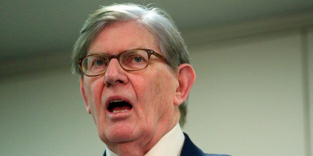 Bill Cash speaks during the Alternatives to EU Membership conference held at Europe House, London.