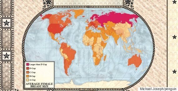 حسام على X: The Average Breast Cup Size in the World, This Map is just for  directions :)  / X