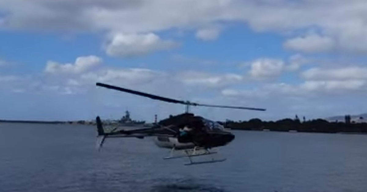 Helicopter Filmed Crashing Into Ocean Off Hawaiian Island Of Oahu