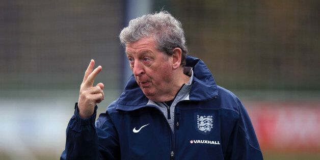 England's Roy Hodgson during a training session at Enfield Training Centre, London.