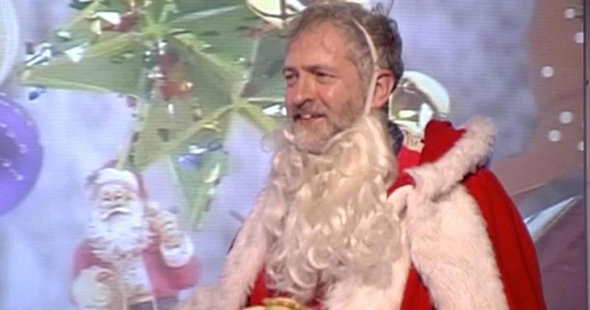 Watch Jeremy Corbyn Dressed As Father Christmas In Unearthed BBC Daily