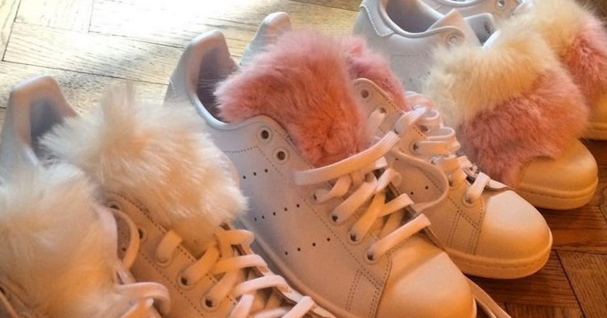 adidas furry shoes