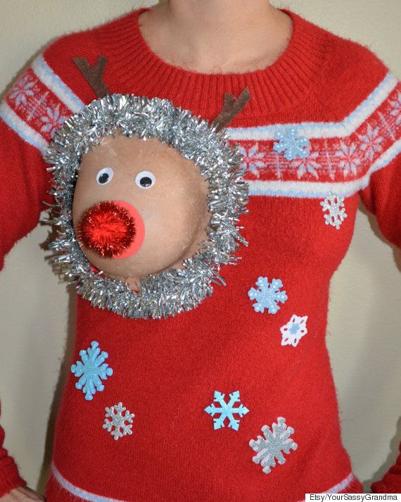 'Sexy' Christmas Jumpers Loved By Extroverts And Breastfeeding Mothers