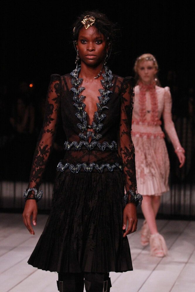 London Fashion Week: Alexander McQueen Sheer Dresses Straight From Our ...