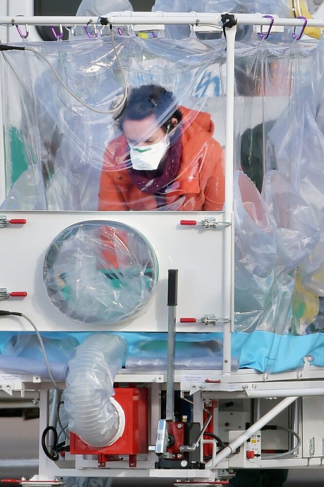 Scottish Ebola Victim Is Transported To A London Hospital For The Third Time